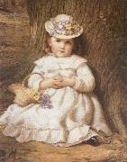 Samuel Sidley Bluebells and Primrose USA oil painting reproduction